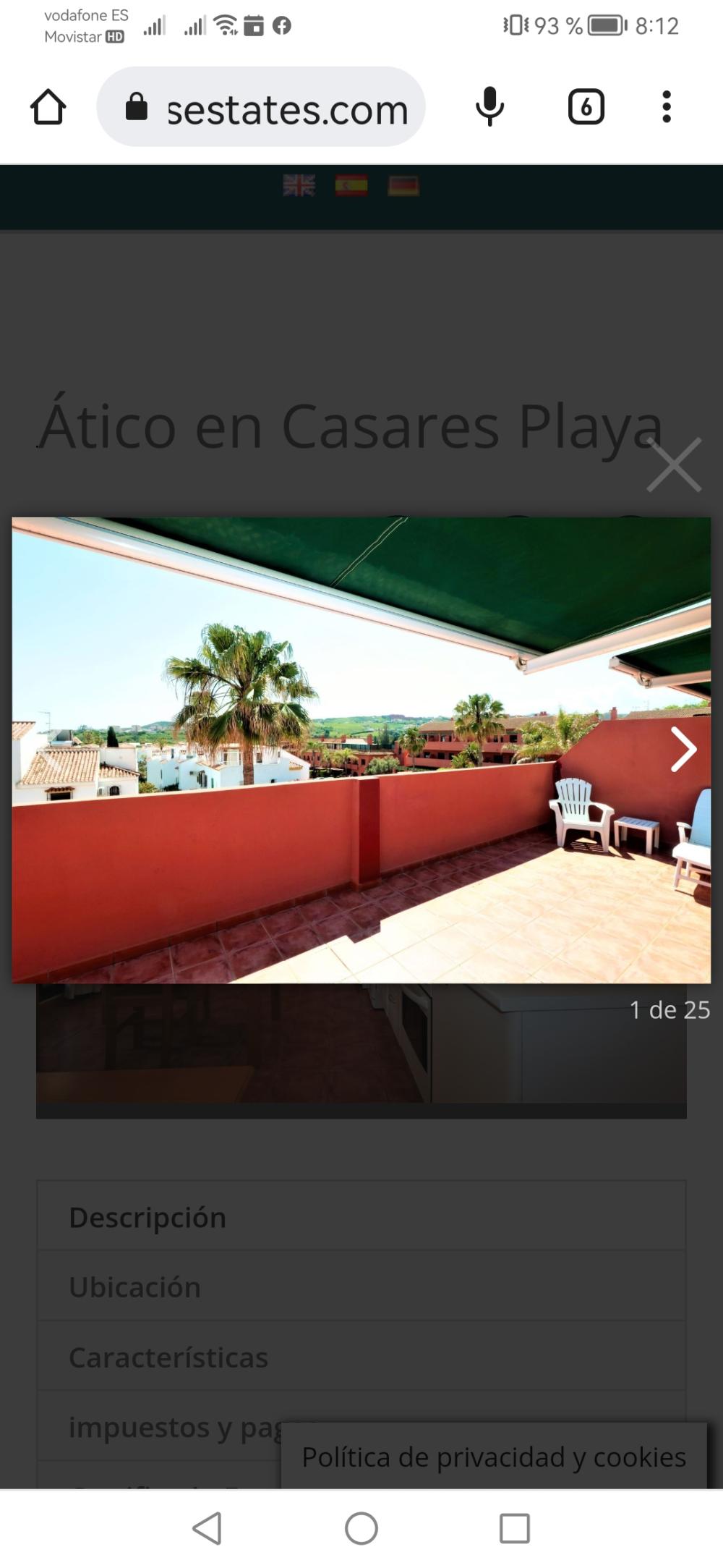  till salu takvåning Bahía De Casares Costa Del Sol Occidental 12