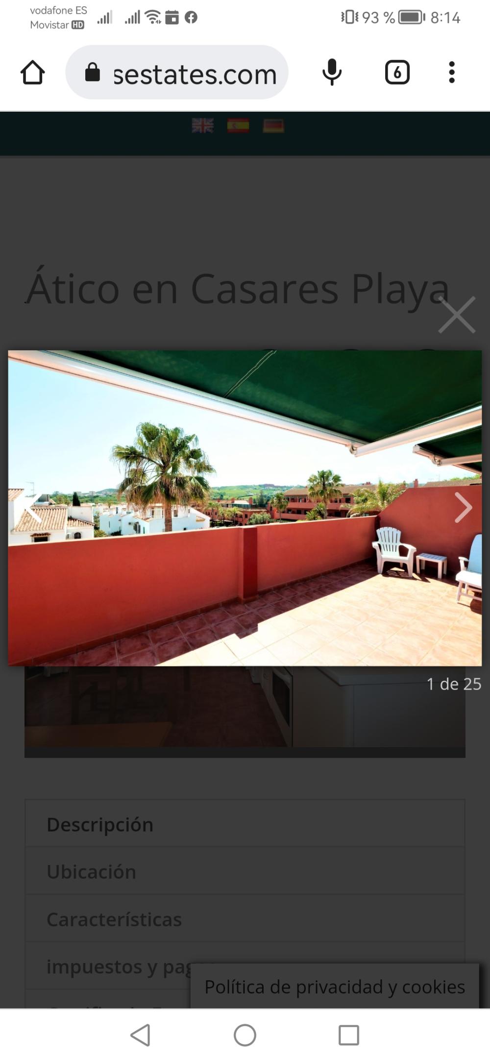 till salu takvåning Bahía De Casares Costa Del Sol Occidental 4