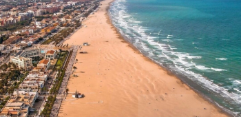 Poblats Maritims Cabanyal Canyamel Valencia tomt foto 5491677
