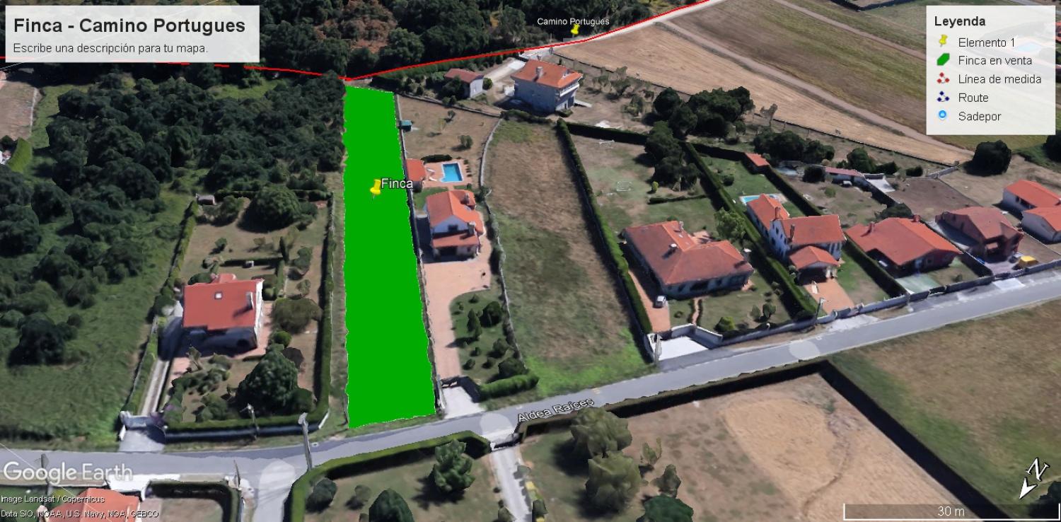  till salu tomt Raíces Santiago 3